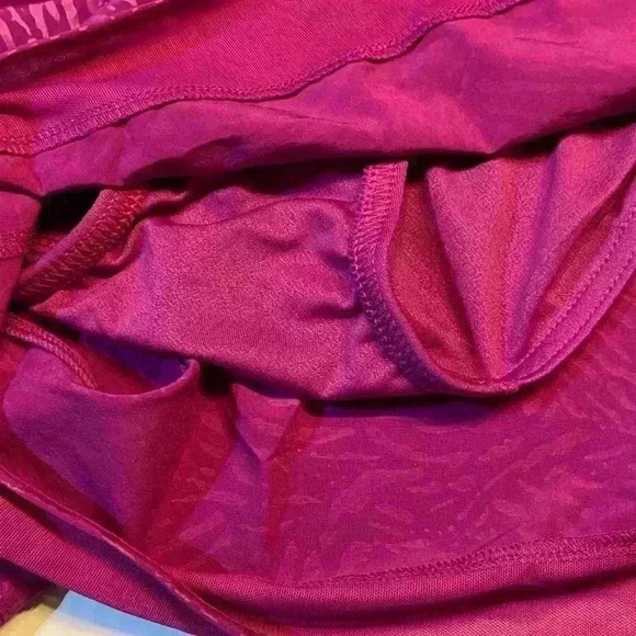 Athleta Women 4" Printed Mesh Racer Run Short 1X Fiji Magnolia Training Athletic - Picture 10 of 13